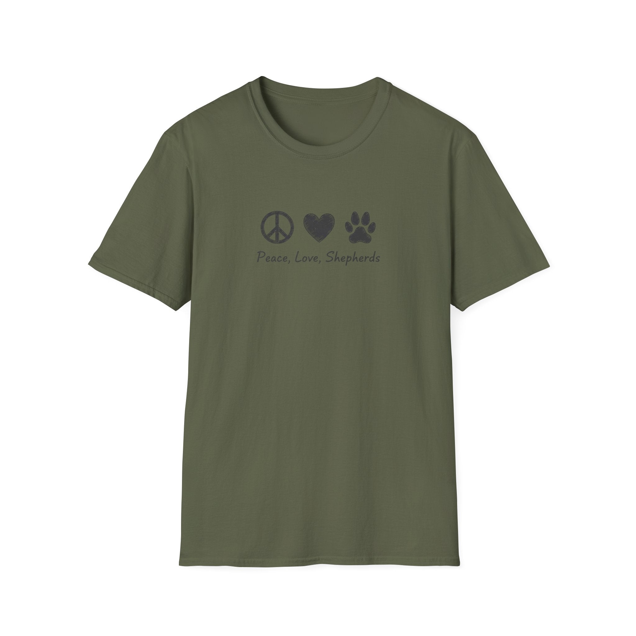 Peace Love Shepherd T-Shirt