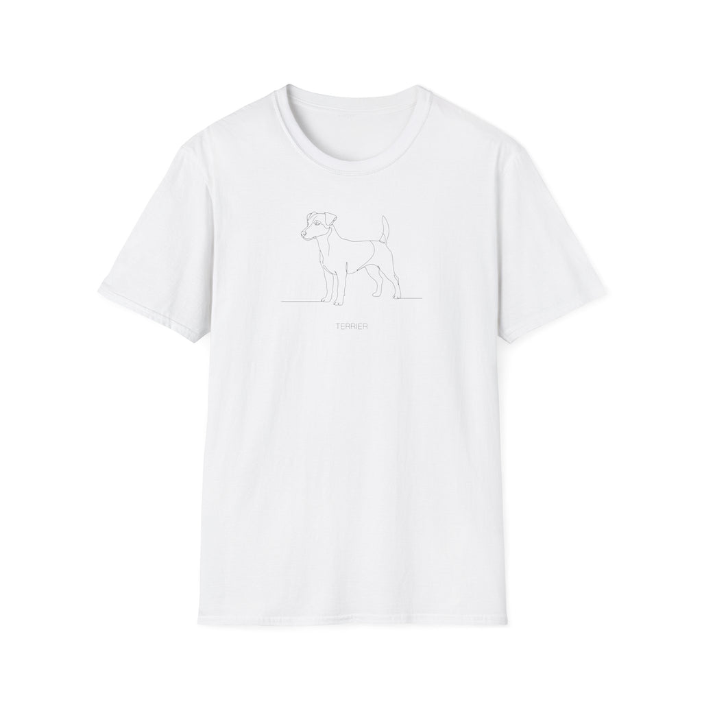 Jack Russell Terrier Line Art T-Shirt