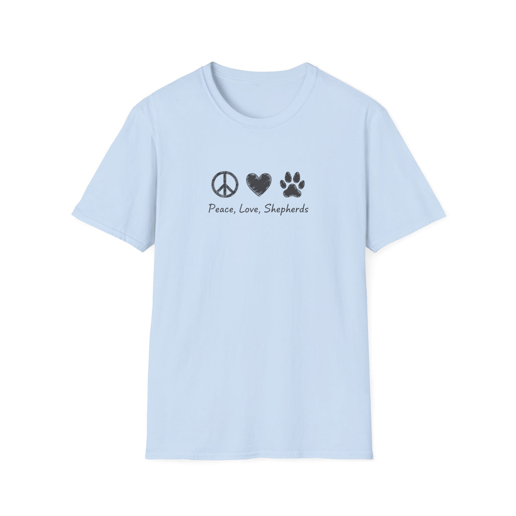Peace Love Shepherd T-Shirt