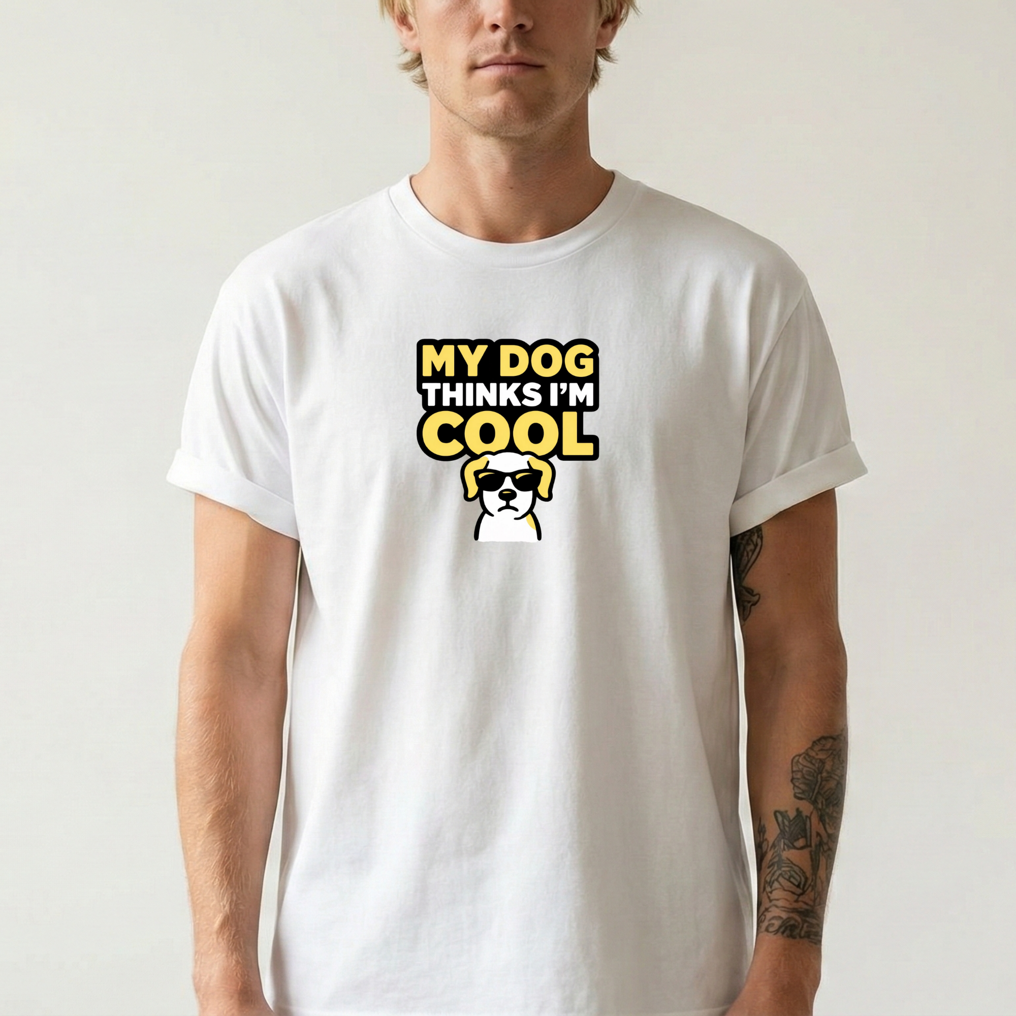 My dog thinks I'm cool T-Shirt