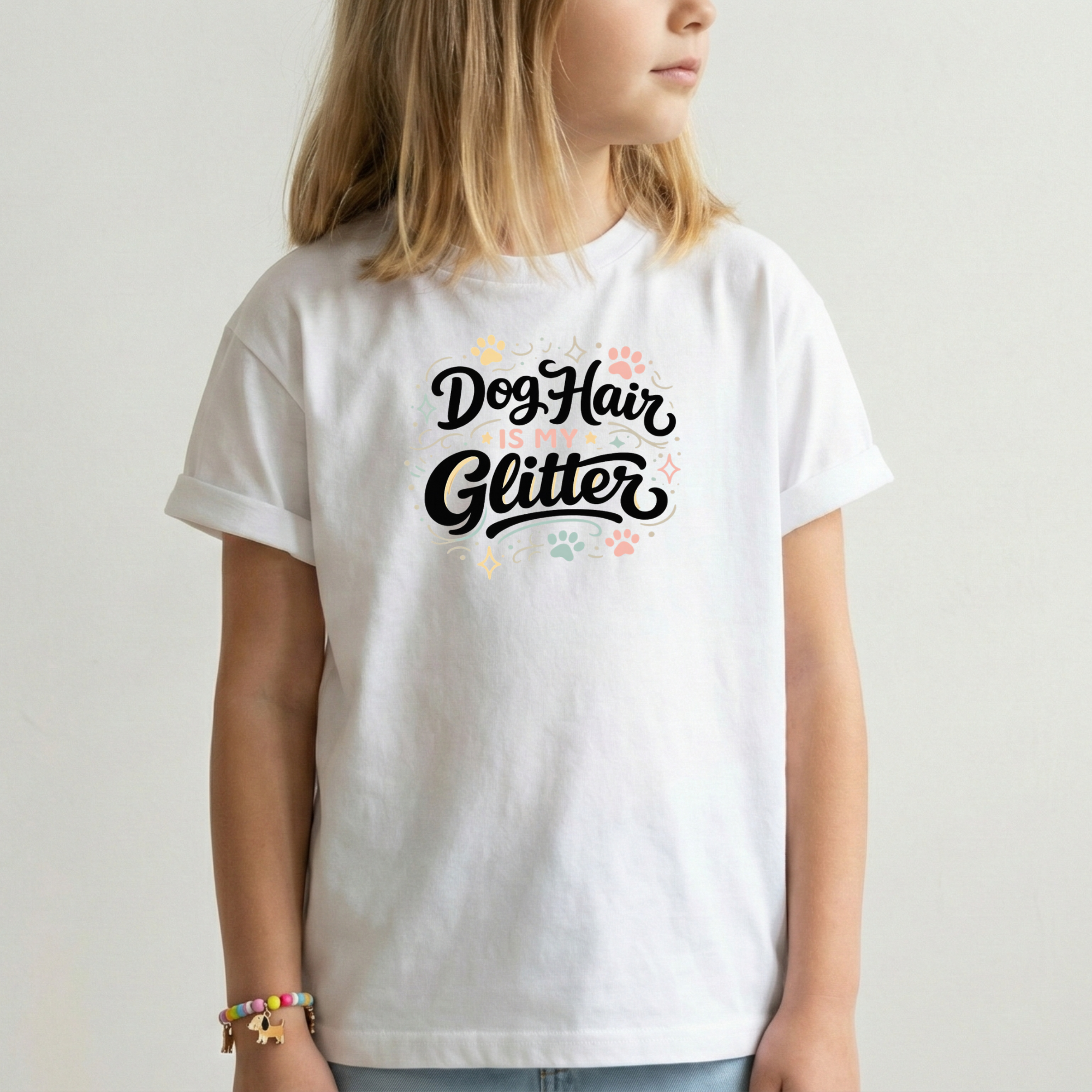 Dog Hair Glitter T-Shirt