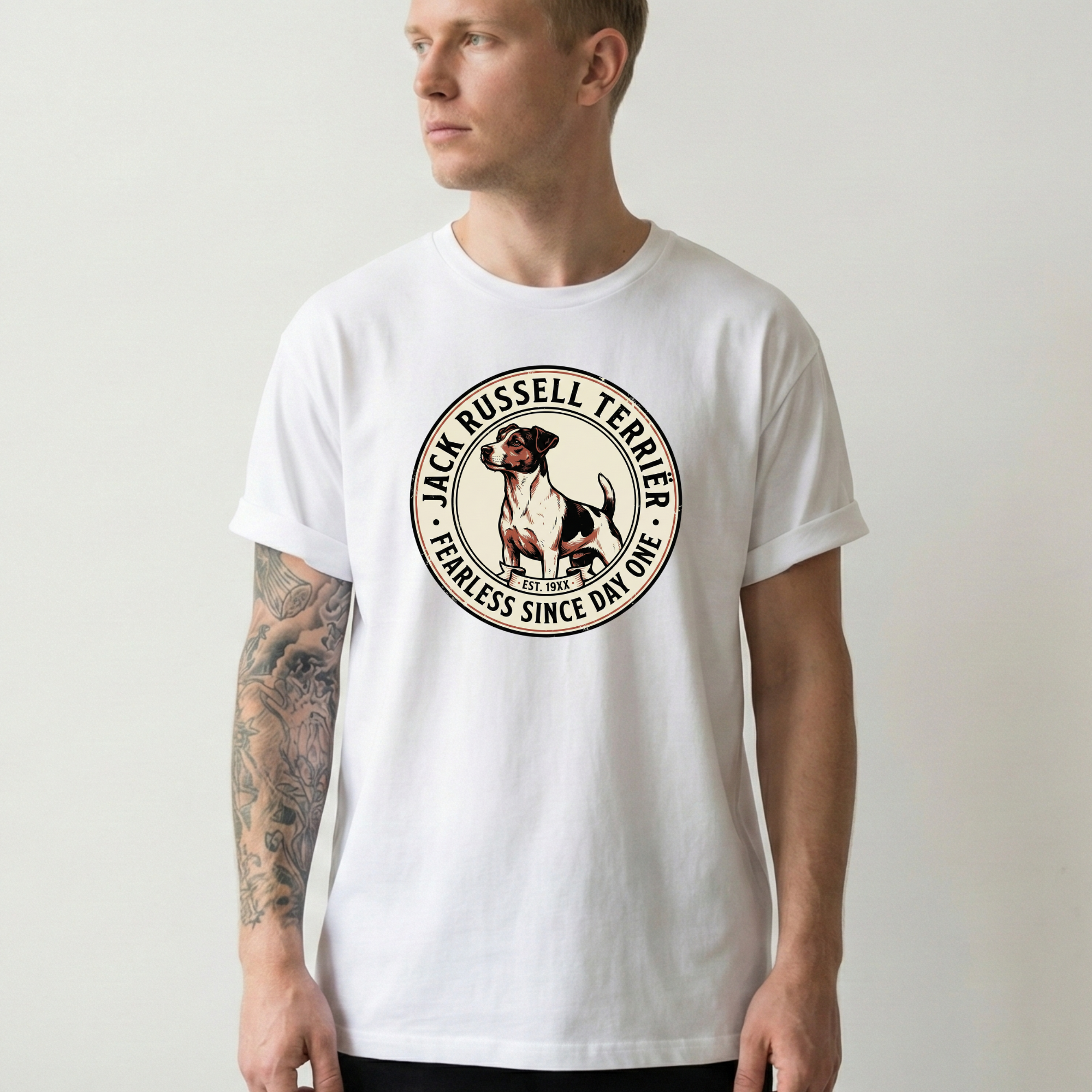 Jack Russell Terrier Badge T-Shirt