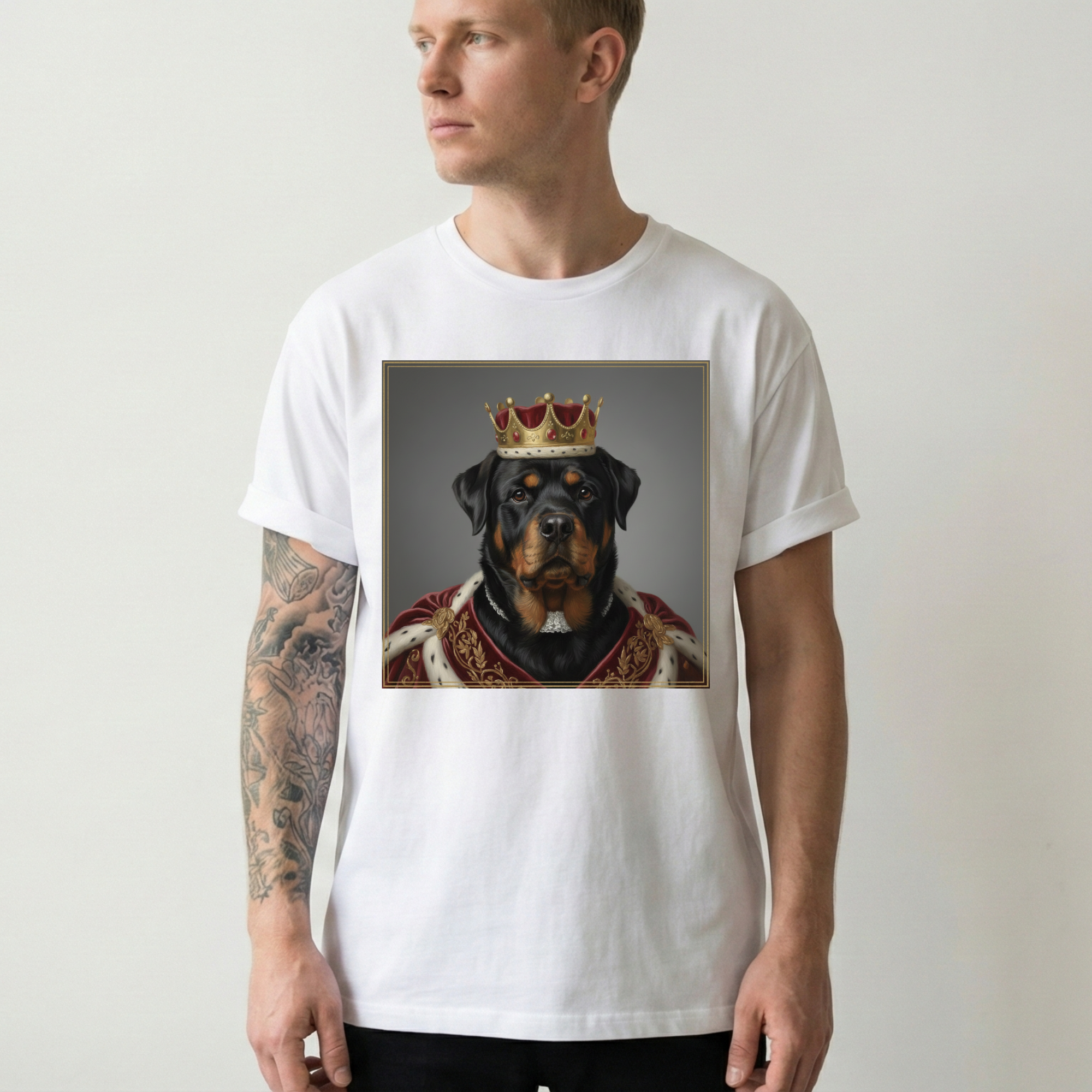 King Rottweiler T-Shirt