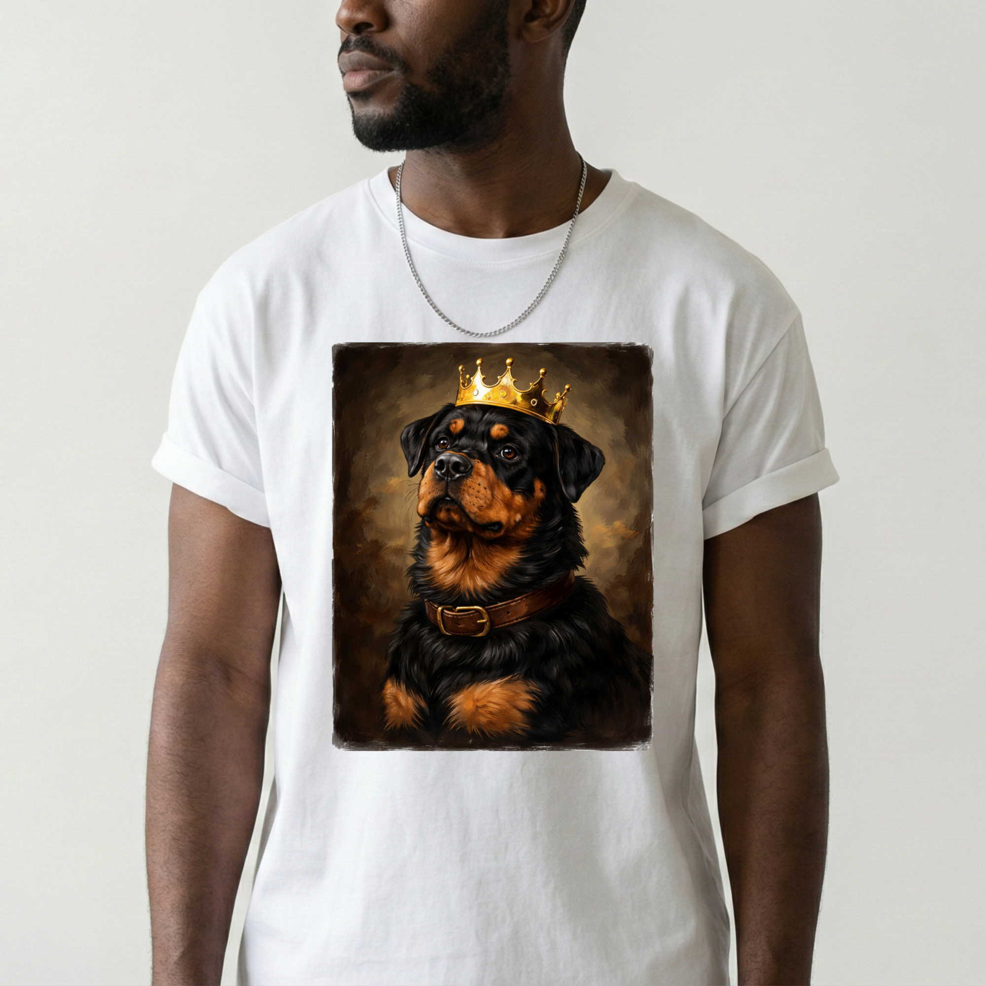 The King Rottweiler T-Shirt