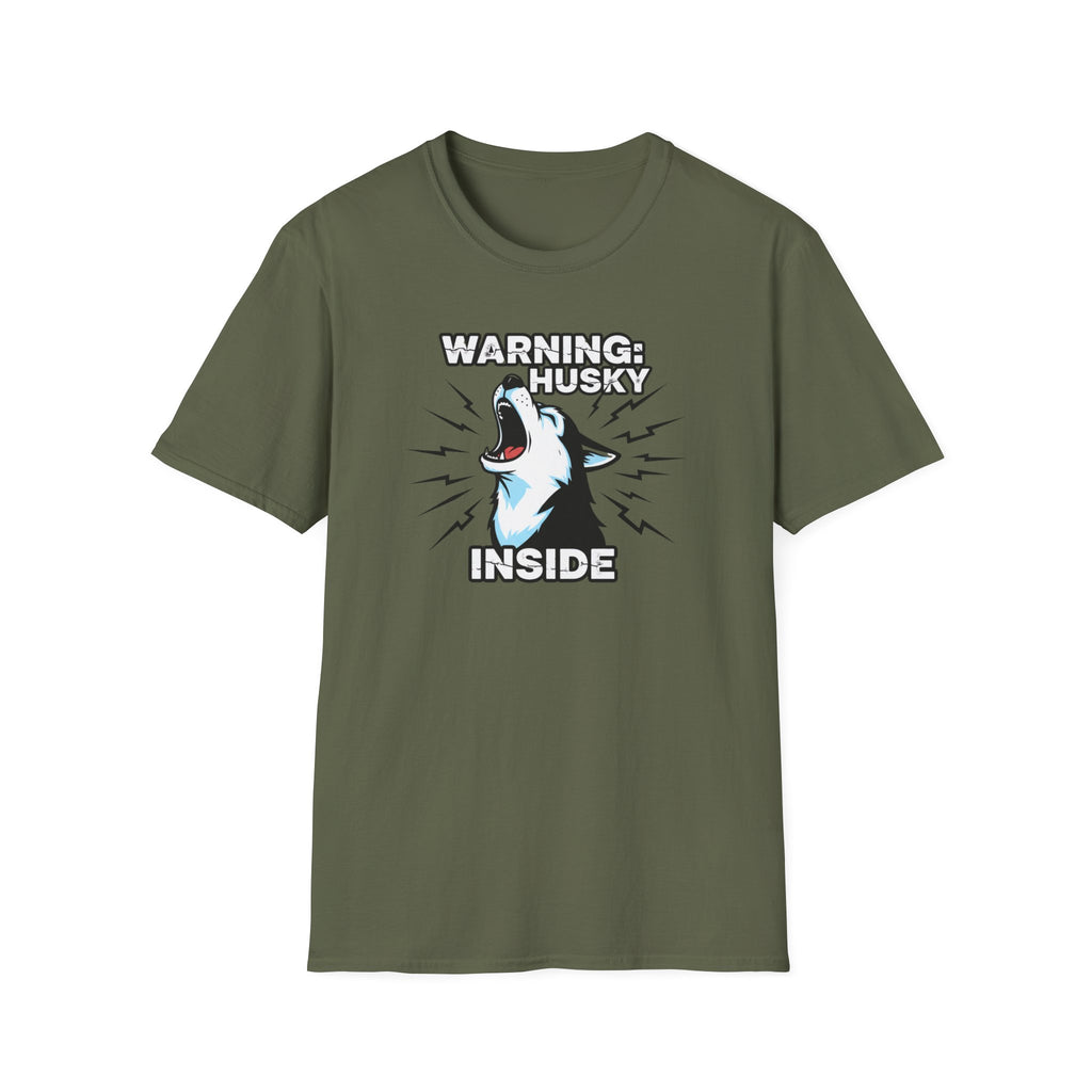 Warning Husky T-Shirt