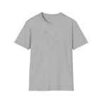 Jack Russell Terrier Line Art T-Shirt